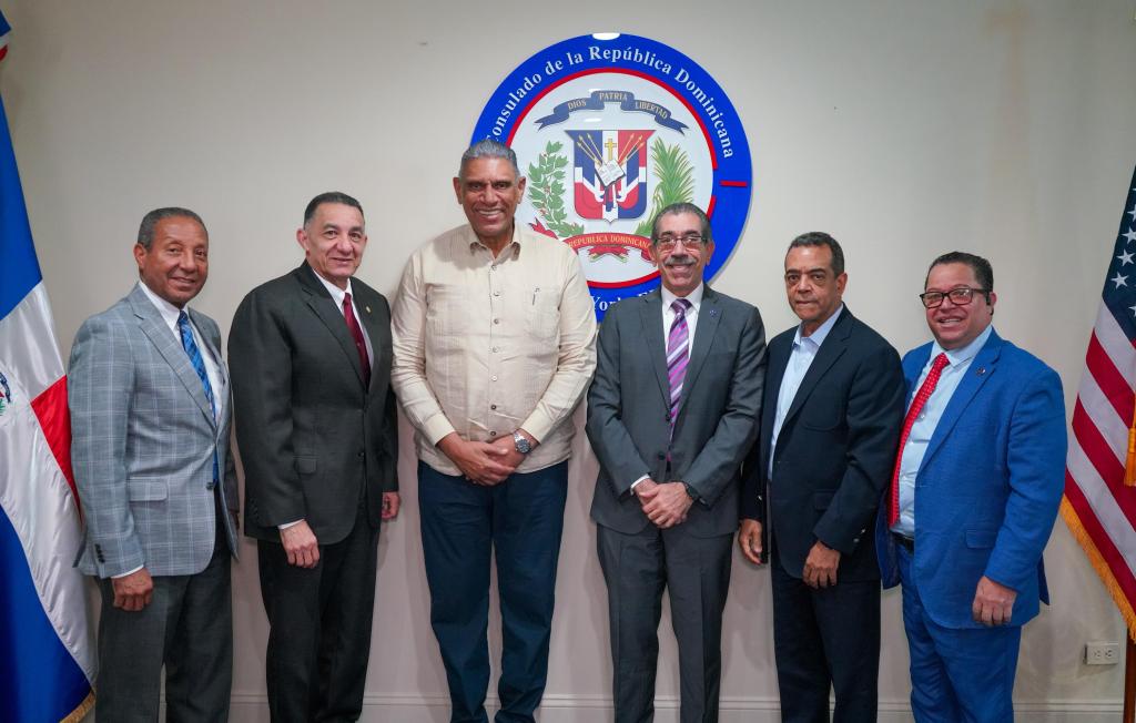 Candidato a rector de la Uasd, Jorge Asjana David realiza visita al cónsul dominicano en Nueva&nbsp;York